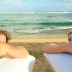 Ocean Beach Massage Couples Luxurious Location Table